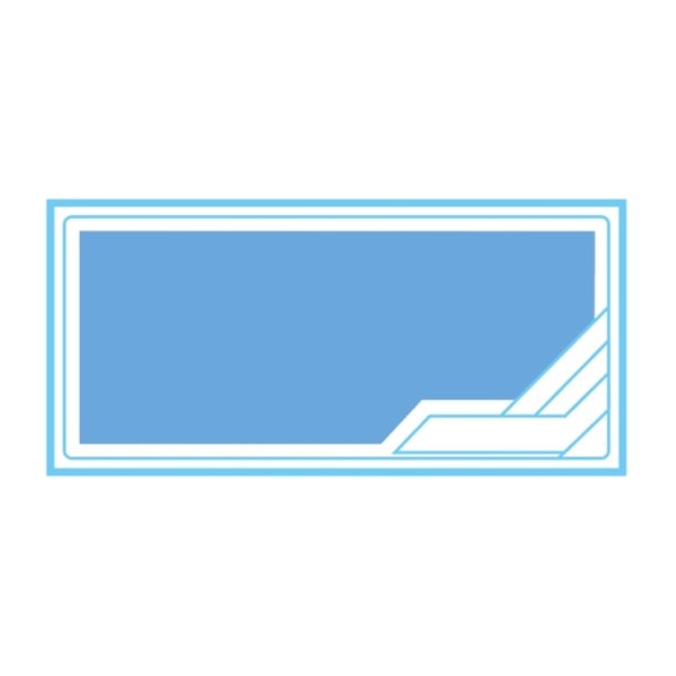 Coral Helios Glasfiber Pool 7,2 x 3,42 H1,4 m